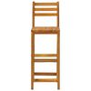 vidaXL Ensemble de bar de jardin 3 pcs Bois d'acacia solide