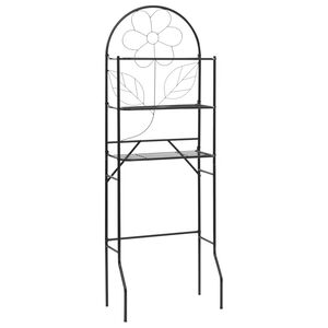 vidaXL &Eacute;tag&egrave;re de toilette Noir 60x33x174 cm
