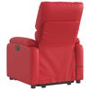 vidaXL Fauteuil inclinable &eacute;lectrique rouge similicuir