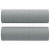 vidaXL Ensemble de canap&eacute;s 3 pcs coussins gris clair tissu