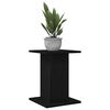 vidaXL Support de Plante 2 pcs Chêne noir 30 x 30 x 40 cm