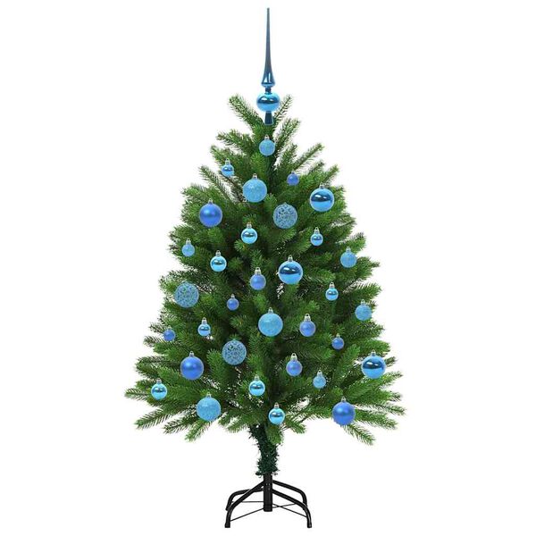 vidaXL Sapin de No&euml;l avec 150 LED avec support Vert 120 cm PE