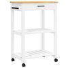 vidaXL Chariot de cuisine MONZA 60x40x88,5 cm bois massif de pin