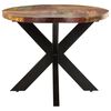 vidaXL Table à dîner ovale 200x100x75 cm Bois de récupération solide