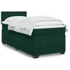 vidaXL Sommier à lattes de lit avec matelas Vert foncé 90x190 cm