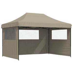 vidaXL Tente de f&ecirc;te 279 x 410 x 315 cm Taupe Tissu Oxford