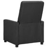vidaXL Fauteuil inclinable Gris fonc&eacute; Tissu