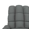 vidaXL Fauteuil de massage Gris foncé Tissu