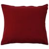 vidaXL Jeu de literie 4 pcs Molleton Rouge bordeaux 140x200/60x70 cm