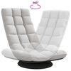 VidaXL Fauteuil de sol pivotant gris nuage 70x51x79 cm tissu