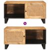 vidaXL Table basse Naturel 80 x 50 x 40 cm Bois de mangue massif