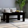 vidaXL Table basse Noir 100x60x42 cm Bois d&rsquo;ing&eacute;nierie