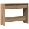 vidaXL Table console ch&ecirc;ne artisanal 100x35x76,5 cm bois d'ing&eacute;nierie