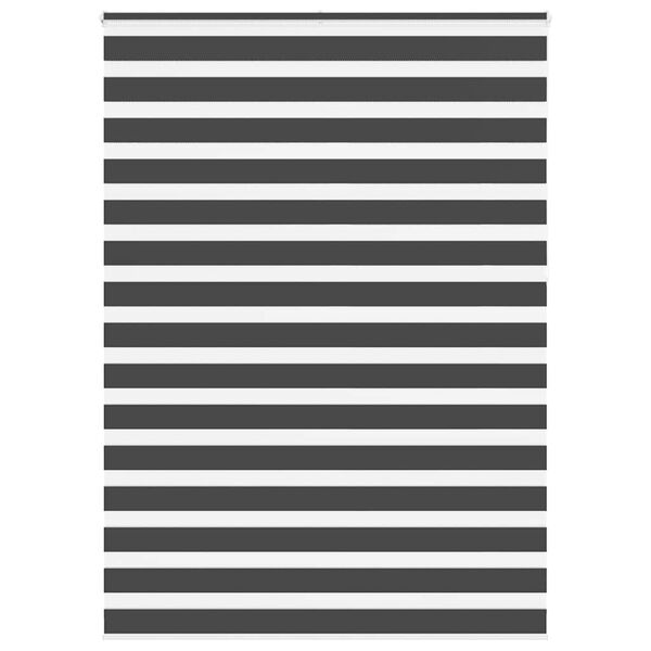 vidaXL Store z&egrave;bre noir 165x230 cm largeur du tissu 160,9 cm polyester