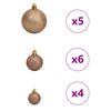 vidaXL Sapin de Noël artificiel pré-éclairé Rose 150 cm PVC