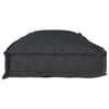 vidaXL Coussin Noir 110 x 40 x 8 cm Tissu Oxford
