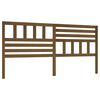 vidaXL T&ecirc;te de lit Marron miel 206x4x100 cm Bois massif de pin
