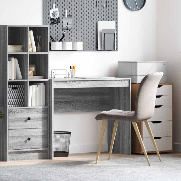 vidaXL Bureau Gris Sonoma 90 x 40 x 76 cm