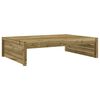 vidaXL Repose-pied de jardin 120x80 cm bois de pin impr&eacute;gn&eacute;