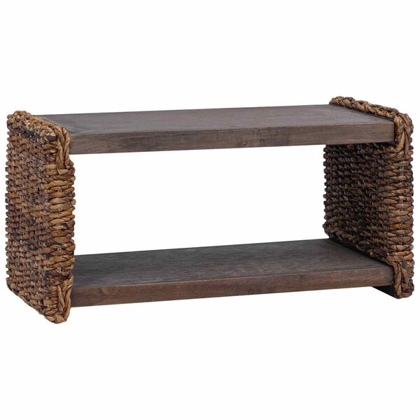 vidaXL Table d'appoint Naturel 44.5 x 45 x 45 cm