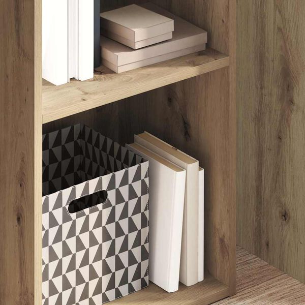 vidaXL Biblioth&egrave;que ch&ecirc;ne artisanal 40x30x152 cm bois d'ing&eacute;nierie