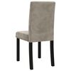 vidaXL Chaises &agrave; manger lot de 4 gris clair velours