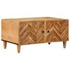 vidaXL Table basse Marron 80 x 50 x 40 cm Bois de mangue massif