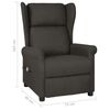 vidaXL Fauteuil de massage Taupe Tissu
