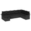 vidaXL Ensemble de canap&eacute; de jardin 8 pc Poly rotin
