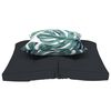 vidaXL Coussins de plancher de palette lot de 2 Anthracite Tissu