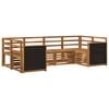 vidaXL Ensemble de canap&eacute;s d'ext&eacute;rieur 6 pc Naturel