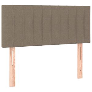 vidaXL T&ecirc;te de lit Taupe 100x5x78/88 cm Tissu