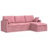 vidaXL Canap&eacute; Rose 228 x 134 x 80 cm Velours
