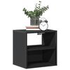 vidaXL Tables de chevet murales 2 pcs noir 40x31x39,5 cm
