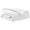 vidaXL Couette 140 x 220 cm Printemps, Automne Plume Blanc Respirant