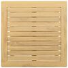 vidaXL Table d'appoint Huile Naturelle 60 x 60 x 45 cm