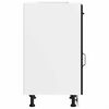 vidaXL Armoire de cuisine Kalmar noir bois d'ing&eacute;nierie