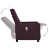 vidaXL Fauteuil de massage Violet Tissu
