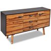 vidaXL Buffet 115 x 35 x 70 cm Bois d'acacia massif