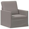 vidaXL Canap&eacute; simple Taupe 70 x 81 x 82 cm Tissu