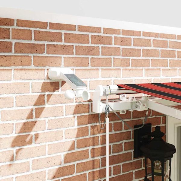 vidaXL Auvent R&eacute;tractable Orange et marron 400 &times; 350 cm