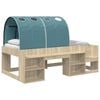 vidaXL Lit haut pour enfants avec rangement 3 pc Bois d'ing&eacute;nierie