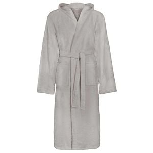vidaXL Peignoir KINN Gris S Coton