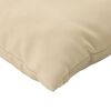 vidaXL Coussins d&eacute;coratifs lot de 4 beige 40x40 cm tissu