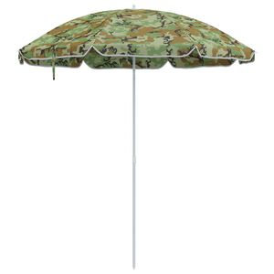 vidaXL Parasol de jardin polyester 170T Camouflage