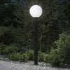 vidaXL Borne lumineuse 120 cm noire IP44