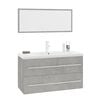 vidaXL Ensemble de meubles de salle de bain 3 pcs Gris b&eacute;ton