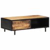 vidaXL Table basse 105x50x35 cm Bois de manguier brut