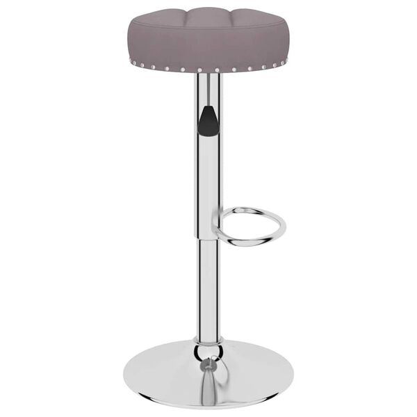 vidaXL Tabourets de bar lot de 2 taupe tissu