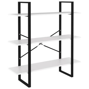 vidaXL Biblioth&egrave;que blanc 100x30x105 cm bois d&rsquo;ing&eacute;nierie